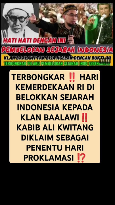 HATI2 PEMBELOKAN SEJARAH INDONESIA‼️ #quotes #ulama #dakwah #islam #nusantara #baalawi #shorts