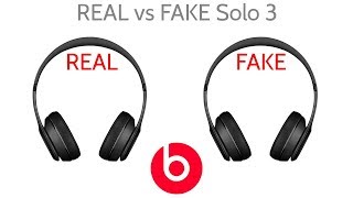 Fake vs Real Beat By Dre Solo 3 