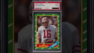 🚀 Up 55% 6 Weeks Record $310 1986 Topps Joe Montana #156 PSA 9 as High Grades 80’s GOATS on 🔥