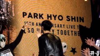 150215 박효신 park hyo shin _ 콘서트 사고 1분 14초(so happy togrther 2015)