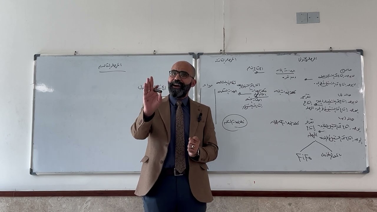 فصل المراحل الانتاجية_شرح موضوع التلف