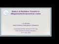 Basics of Radiative Transfer by Anusha LS (IIA)