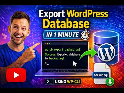 How to Export  WordPress Database Using WP CLI Full Guide