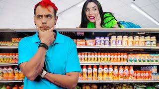 JUGAMOS A LAS ESCONDIDAS EN UN SUPERMERCADO