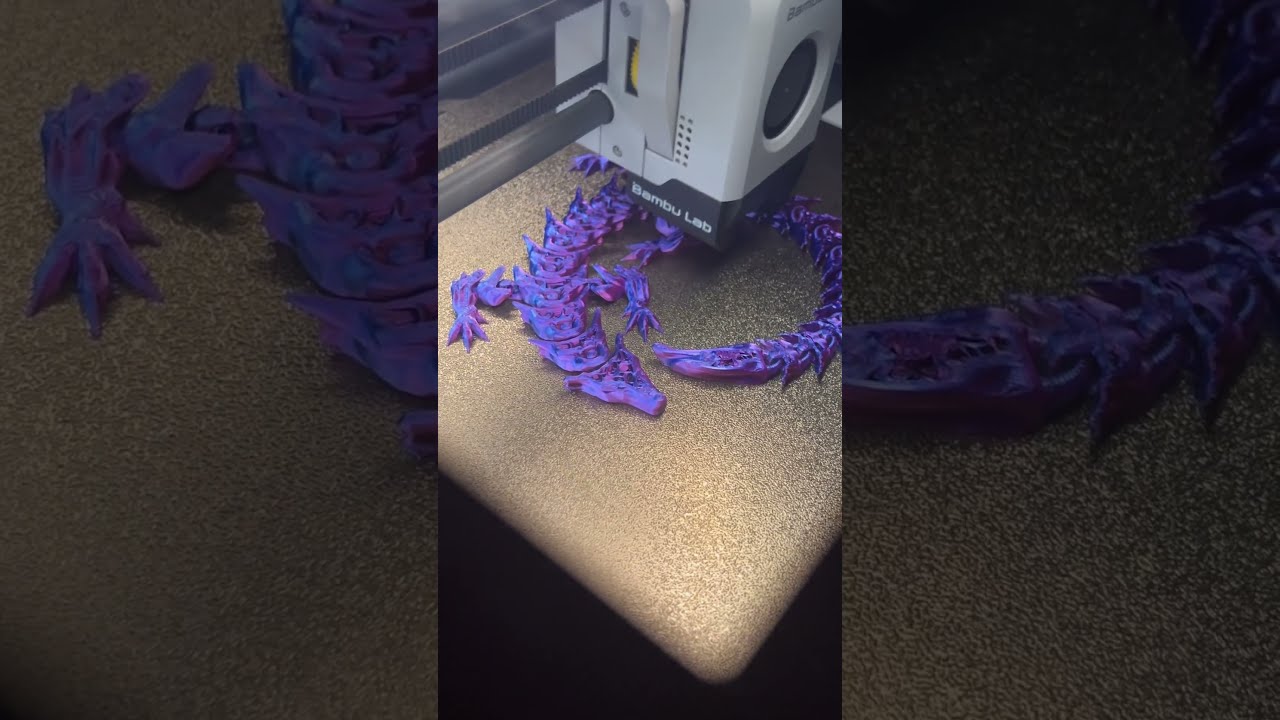 Lets 3D Print An Articulated Dragon 3dprinting Bambulab 3dprinted