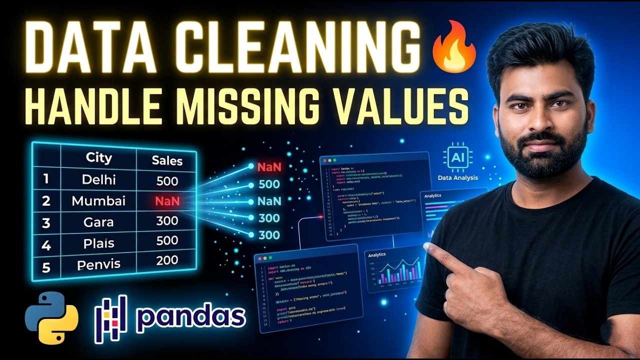 Data Cleaning in Pandas | Handle Missing Values in Python | Data ...