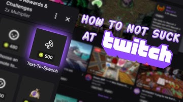 TWITCH TIPS DONT SUCK - Channel Points Text too Speech!