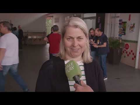 Cobertura das Eleições 2024 em Rio do Sul: EEB Francisco Altamir Wagner, Fundo Canoas.