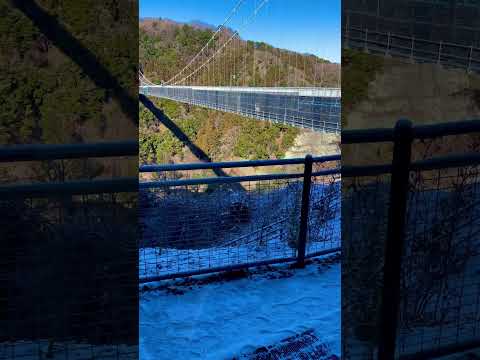 【日本の秘境 竜神大吊橋】Japan