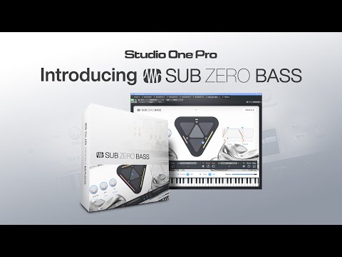 Introducing Sub Zero Bass | New in Studio One Pro 7.2 | PreSonus
