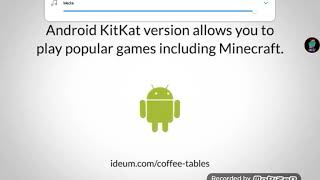 Playing Minecraft on 46' Multitouch Coffee Table With Android 4,4 KitKat