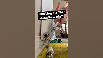 Plumbing Tip really simple but works really well 👌 #plumber #plumbing #plumbingtips