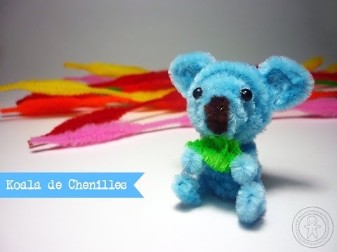 DIY Koala con limpia pipas / pipe cleaner 