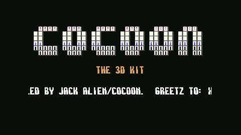 Cocoon  Intro 4 ! Commodore 64 (C64)