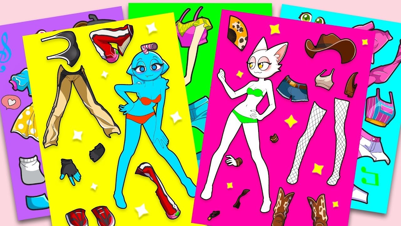 💖 Paper DIY 💖 WENDA x SKY: Who Slays the Wild West DIY? ✨ Mix & Match | Incredibox Sprunki