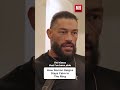 Roman Reigns on How He Handles Stress During a WWE Match