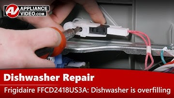 Frigidaire Dishwasher Repair - Drains Constantly - Float Switch