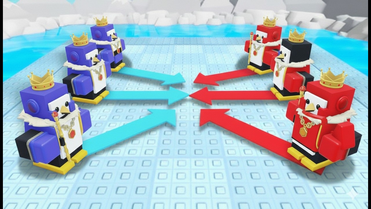 ROBLOX Knockout 🐧 100 PLAYERS!?