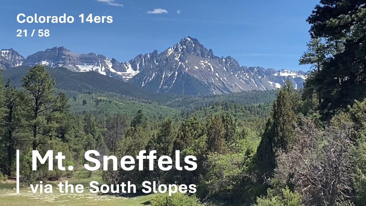 Colorado 14ers | Mt. Sneffels (South Slopes) | Cinematic Hike | HD