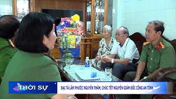 Đại tá Lâm Phước Nguyên, Giám đốc Công an tỉnh, thăm, chúc Tết nguyên Giám đốc Công an tỉnh