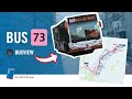 🚌 BUS 73: CERIA/COOVI - Gare du Midi/Zuidstation | HD Brussels (NEW)