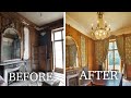Full chateau dining room renovation before  after in 10 minutes
