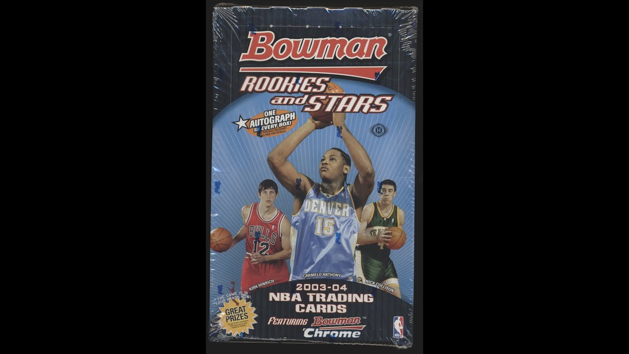 2003 Bowman Chrome Rookies & Stars Carmelo Anthony (Chrome)