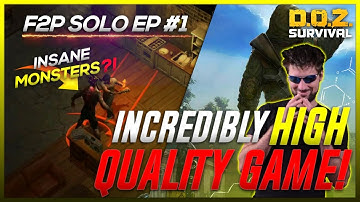 INCREDIBLE Survival Game! Extremely High Quality! Dawn of Zombies Survival F2P Solo Series Ep.1