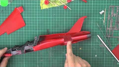 Revell 1/32 Red Arrow Hawk Video Build Part 2