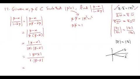 Complex numbers and quadratic equations(Miscellaneous exercise Q16 to Q20) cbse class 11