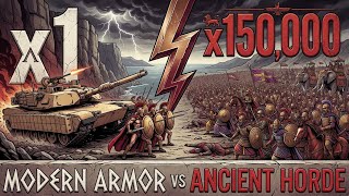 What if the Spartans Had 1 M1A2 Abrams Tank at Thermopylae in 480 BC?