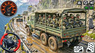 US Army Cargo Simulator Game: US Soldiers truck transport to new destination - android gameplay screenshot 1