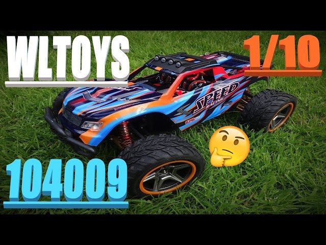 ホビーラジコン WLtoys 104009 WL TOYS 104009 MONSTER TRUCK REVIEW: DRIVES GREAT WITH 1 KEY