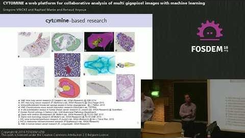 Cytomine ligthning talk at FOSDEM 2016