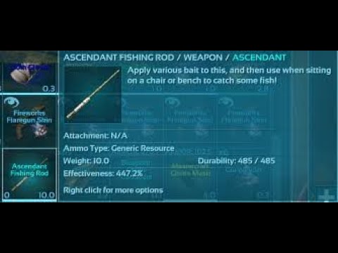 Ark How To Get Fishing Rod Easy Asc, Mc, Jm Any Maps - Youtube