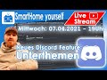 Neue "UNTERTHEMEN" Funktion auf unserem Discord - LiveStream
