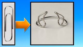Devil Horn Paperclip Ring Easy Jewelry Making Tutorial