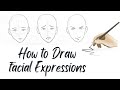 How to Draw FACIAL EXPRESSIONS (Anime Anatomy) Tutorial  - Step by Step (EMOTIONS)
