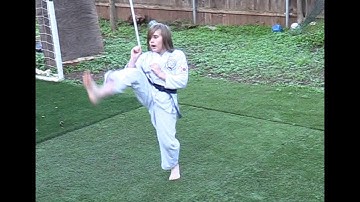 Tang Soo Do - Sae Kye Hyung Il Bu, Form 1, Karate, Slow motion