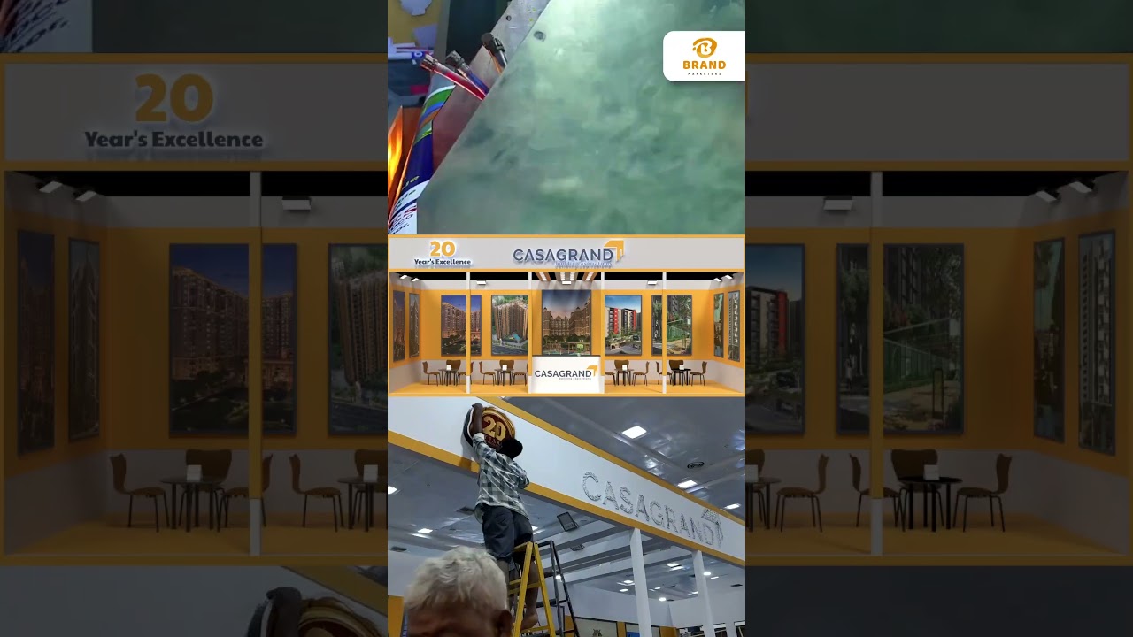 Stunning Expo Stall Design for Casagrand at Trade Centre – From Concept to Creation!