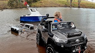 Mini Boat And Hilux