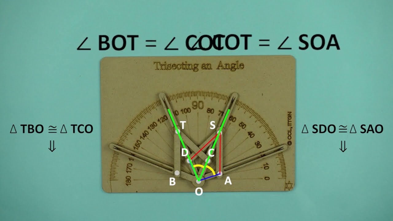 Angle Trisector with Protactor | CCL IIT Gandhinagar