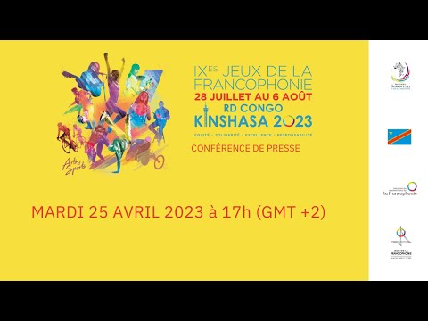 Conférence de presse IXes Jeux de la Francophonie