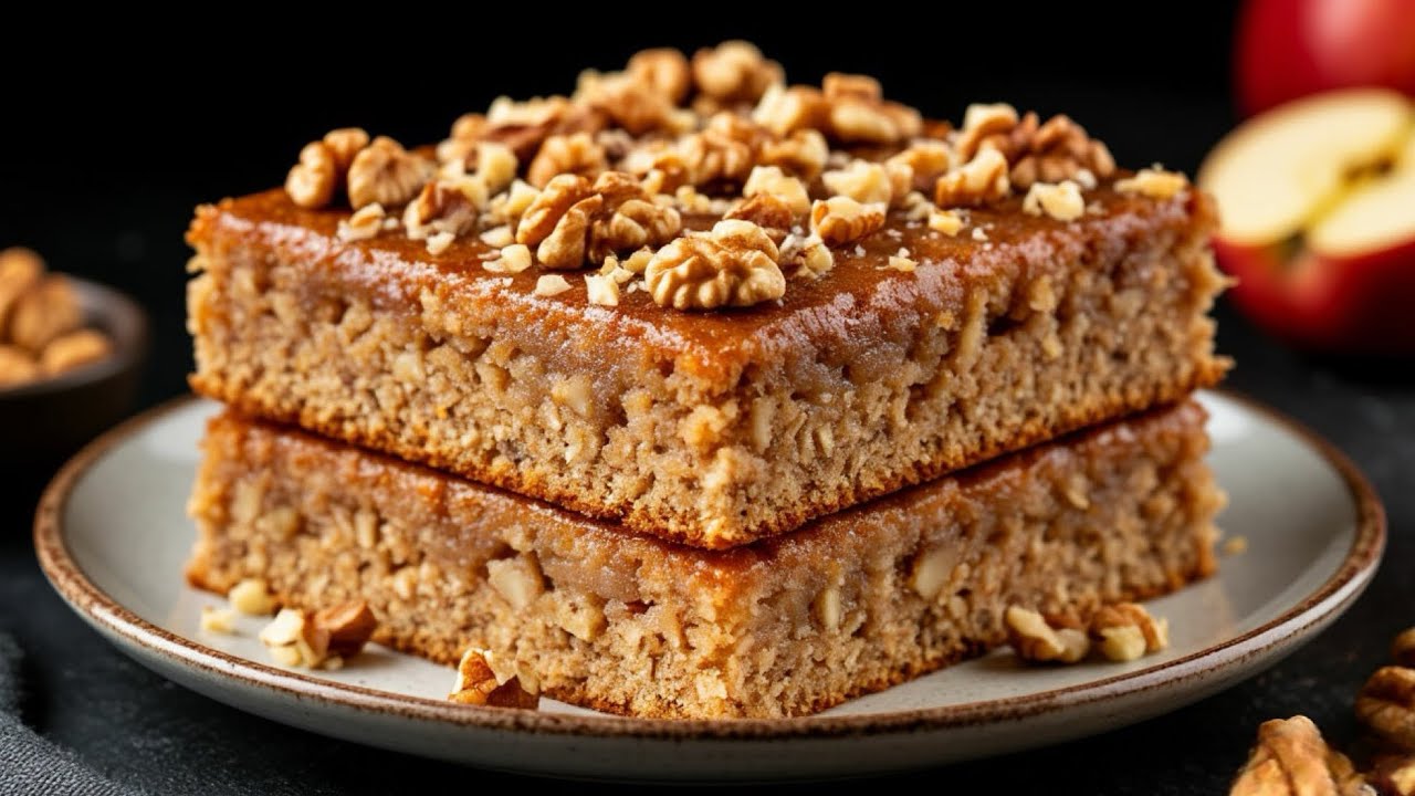 15 Minuten & nur 1 Tasse Haferflocken – der einfachste Kuchen der Welt!