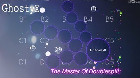 The Master Of Doublesplit! • GhostyX Blob.io Clips PC