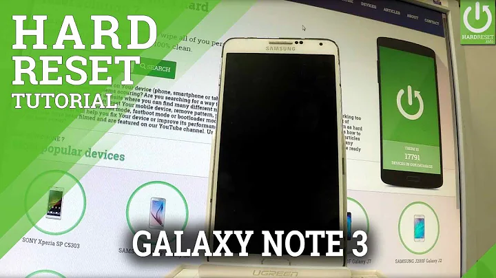 SAMSUNG Galaxy Note 3 Hard Reset / Android Format / Delete Data