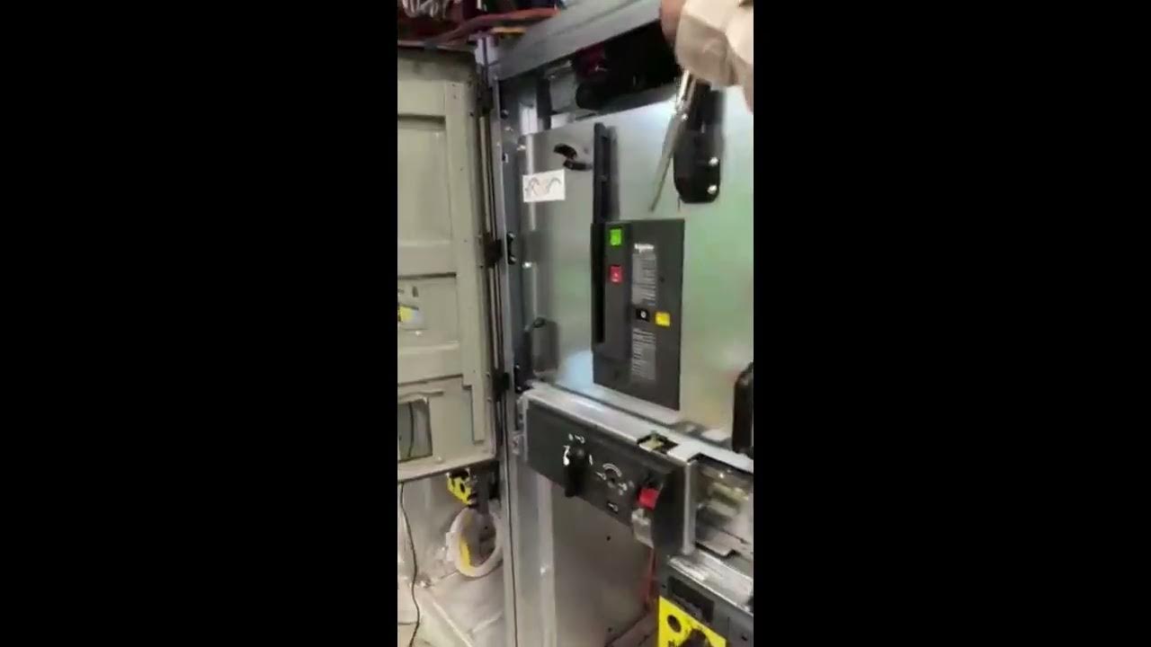 HOW TO RACKIN RACK OUT MV BREAKER/SCHNEIDER SWITCHGEAR RACKOUT RACKIN