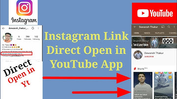 How To Open Instagram Link In YouTube directly | Dynamic Link Direct |open direct instagram link app