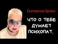 ЧТО О ТЕБЕ ДУМАЕТ ПСИХОПАТ. ЕКАТЕРИНА ЭРЛИХ.