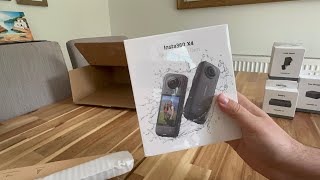 Unboxing my Insta360 X4 plus accessories package